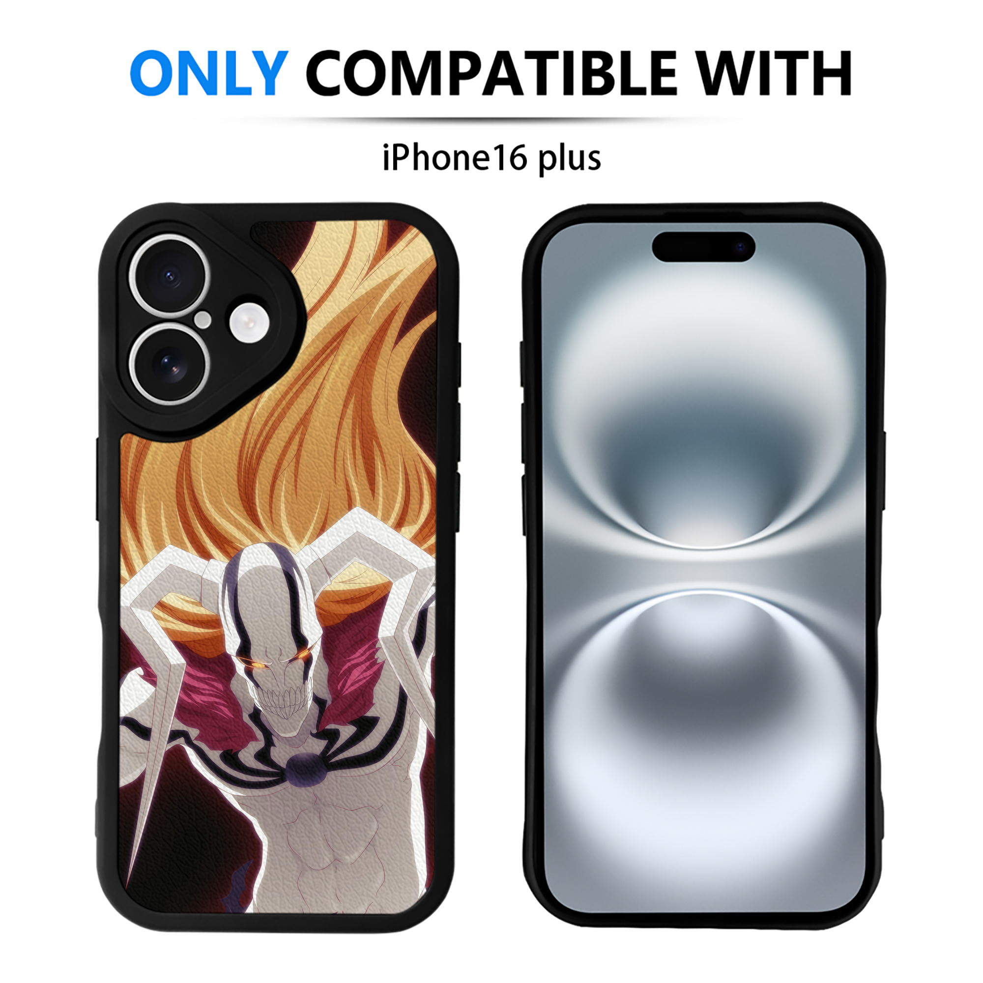 （画像用） ブリーチ BLEACH 【iPhone 16シリーズ対応】シリコンスマホケース（レザー調） 材質：シリコン
